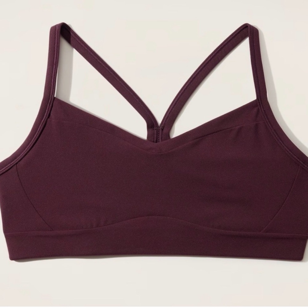 Athleta Vital Sports Bra A-C Size S, Spiced Cabernet